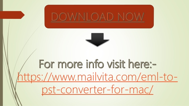 Eml converter software for mac
